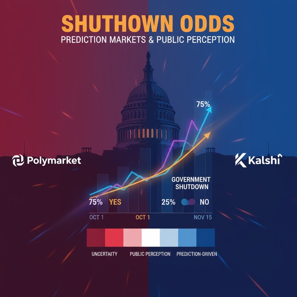 How Prediction Markets Shape Public Perception During a Government Shutdown?
