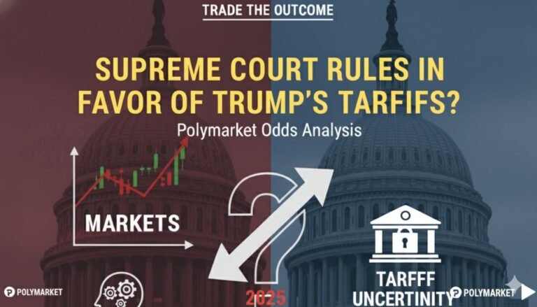 Supreme Court Rules in Favor of Trump's Tariffs? Polymarket Odds Analysis