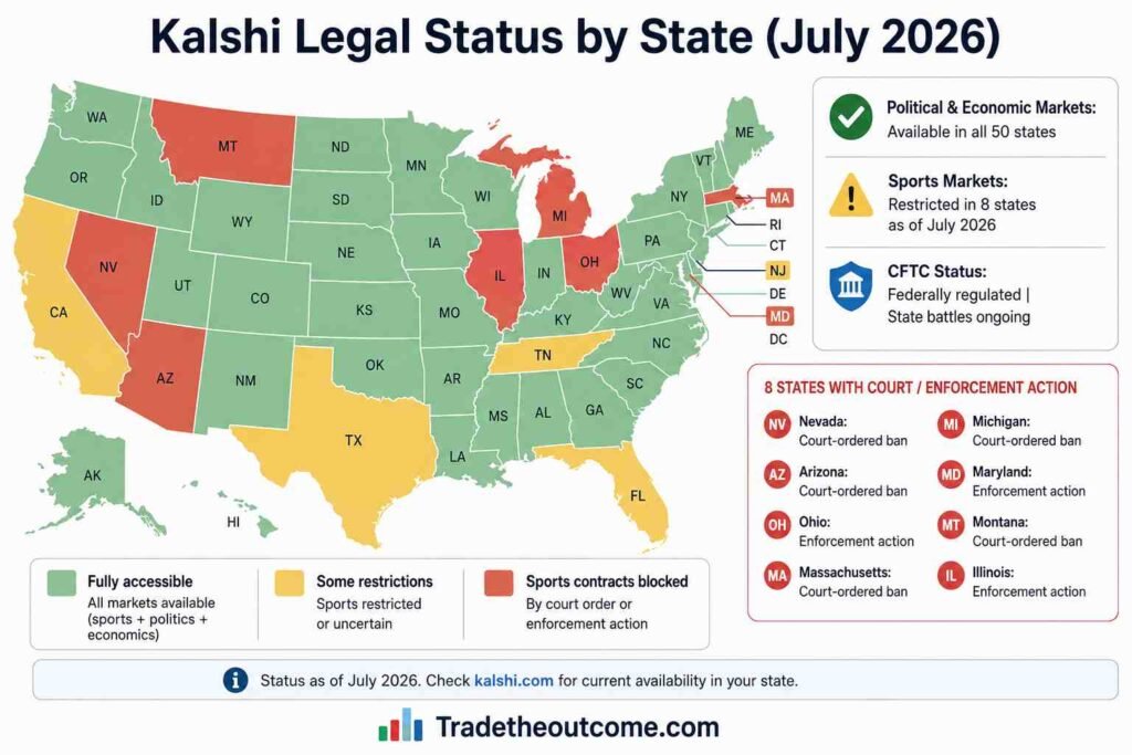 Is Kalshi legal? State-by-state breakdown